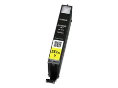 Canon CLI-551Y XL - 11 ml - H&#248;y ytelse gul - original - blekkbeholder - for PIXMA iP8750, iX6850, MG5550, MG5650, MG5655, MG6450, MG6650, MG7150, MG7550, MX725, MX925