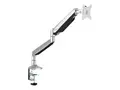 StarTech.com Desk Mount Monitor Arm, Heavy Duty Ergonomic VESA Monitor Arm, Single Display up to 9kg, Full Motion, Height Adjustable, Articulating, Aluminum, C-Clamp/Grommet, Silver Small Footprint Design - Monteringssett - justerbar arm - for LCD-skjerm - slitesterk aluminium - s&#248;lv - skjermst&#248;rrelse: 12&quot;-34&quot; - skrivebordsmonterbar - for P/N: ACCSMNT, MONPROTECT