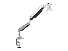 StarTech.com Desk Mount Monitor Arm, Heavy Duty Ergonomic VESA Monitor Arm, Single Display up to 9kg, Full Motion, Height Adjustable, Articulating, Aluminum, C-Clamp/Grommet, Silver Small Footprint Design - Monteringssett - justerbar arm - for LCD-skjerm - slitesterk aluminium - s&#248;lv - skjermst&#248;rrelse: 12&quot;-34&quot; - skrivebordsmonterbar - for P/N: ACCSMNT, MONPROTECT