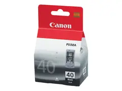 Canon PG-40BK - 16 ml - H&#248;y ytelse - pigmentert svart original - blekkpatron - for FAX JX210; PIXMA iP1800, iP1900, iP2600, MP140, MP190, MP210, MP220, MP470, MX300, MX310