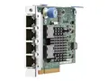 HPE 366FLR - Nettverksadapter - PCIe 2.1 x4 Gigabit Ethernet x 4 - for ProLiant DL360 Gen10, DL388p Gen8