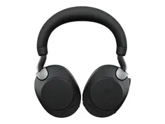 Jabra Evolve2 85 UC Stereo - Hodesett full st&#248;rrelse - Bluetooth - tr&#229;dl&#248;s, kablet - aktiv st&#248;ydemping - 3,5 mm jakk - lydisolerende - svart