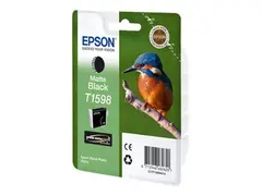 Epson T1598 - 17 ml - matt svart original - blister - blekkpatron - for Stylus Photo R2000