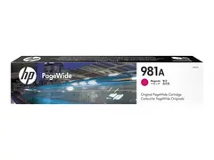 HP 981A - 69 ml - magenta - original - PageWide blekkpatron - for PageWide Enterprise Color MFP 586; PageWide Managed Color E55650