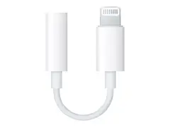 Apple Lightning to 3.5 mm Headphone Jack Adapter Lightning til hodetelefonjakk-adapter - Lightning hann til mini-phone stereo 3.5 mm hunn