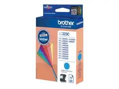 Brother LC223C - Cyan - original blekkpatron - for Brother DCP-J4120, J562, MFC-J4625, J480, J5320, J680, J880; Business Smart MFC-J4420