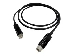 QNAP - Thunderbolt-kabel - Mini DisplayPort (hann) til Mini DisplayPort (hann) Thunderbolt 2 - 2 m