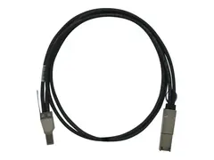 QNAP - SAS ekstern kabel - SAS 6Gbit/s 36 pin 4x Mini SAS HD (SFF-8644) (hann) til 26-stifts 4x Mini SAS (hann) - 50 cm - svart - for P/N: QXP-820S-B3408