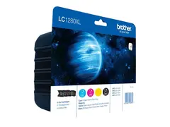 Brother LC1280XL Value Pack - 4-pack - svart, gul, cyan, magenta original - blekkpatron - for Brother MFC-J5910DW, MFC-J6510DW, MFC-J6710DW, MFC-J6910DW