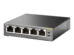 TP-Link TL-SG1005P - Switch - ikke-styrt 4 x 10/100/1000 (PoE) + 1 x 10/100/1000 - stasjon&#230;r - PoE (56 W)