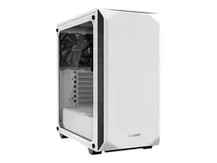 be quiet! Pure Base 500 Window Tower - ATX - sidepanel med vindu (herdet glass) - ingen str&#248;mforsyning (ATX / PS/2) - hvit - USB/lyd