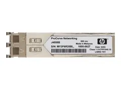 HPE X120 - SFP (mini-GBIC) transceivermodul 1GbE - 1000Base-SX - LC - for HPE 3100, 36XX, 4200, 4500, 5120, 58XX, WX5002; FlexFabric 12902; FlexNetwork MSR3048