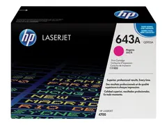 HP 643A - Magenta - original - LaserJet tonerpatron (Q5953A) - for Color LaserJet 4700, 4700dn, 4700dtn, 4700n, 4700ph+