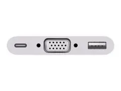 Apple USB-C VGA Multiport Adapter - VGA-adapter 24 pin USB-C (hann) til HD-15 (VGA), USB-type A, 24 pin USB-C (hunn)