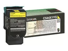 Lexmark - Ekstra h&#248;y ytelse - gul original - tonerpatron LCCP, LRP - for Lexmark C544, C546, X544, X546, X548