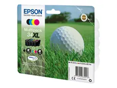 Epson 34XL - 4-pack - XL - svart, gul, cyan, magenta original - blister - blekkpatron - for WorkForce Pro WF-3720, WF-3720DWF, WF-3725DWF