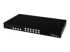 StarTech.com 4x4 HDMI Matrix Switch with Picture-and-Picture Multiviewer or Video Wall 4x4 Matrix Switch with Video Combining (VS424HDPIP) - Video/audio switch - stasjon&#230;r - for P/N: SVA12M5NA