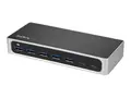 StarTech.com 7 Port USB C Hub with Fast Charge Port, USB-C to 5x USB-A 2x USB-C USB 3.0 (USB 3.1/3.2 Gen 1 SuperSpeed 5Gbps), Self Powered Type-C Hub w/ Power Adapter, Desktop/Laptop Hub Windows/macOS/Linux (HB30C5A2CSC) - Hub - 5 x SuperSpeed USB 3.0 + 2 x USB-C - stasjon&#230;r