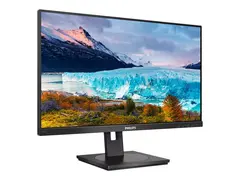 Philips S-line 275S1AE - LED-skjerm 27&quot; - 2560 x 1440 QHD @ 75 Hz - IPS - 250 cd/m&#178; - 1000:1 - 4 ms - HDMI, DVI-D, DisplayPort - h&#248;yttalere - svart tekstur