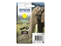 Epson 24 - 4.6 ml - gul - original - bl&#230;re med RF-alarm blekkpatron - for Expression Photo XP-55, 750, 760, 850, 860, 950, 960, 970; Expression Premium XP-750, 850