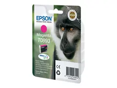 Epson T0893 - Magenta - original bl&#230;re med RF/lyd-alarm - blekkpatron - for Stylus S21, SX110, SX115, SX210, SX215, SX400, SX405, SX410, SX415; Stylus Office BX300