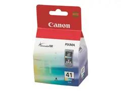 Canon CL-41 - 12 ml - H&#248;y ytelse - farge (cyan, magenta, gul) original - blekkpatron - for PIXMA iP1800, iP1900, iP2500, iP2600, MP140, MP190, MP210, MP220, MP470, MX300, MX310