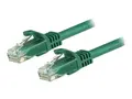 StarTech.com 3m CAT6 Ethernet Cable, 10 Gigabit Snagless RJ45 650MHz 100W PoE Patch Cord, CAT 6 10GbE UTP Network Cable w/Strain Relief, Green, Fluke Tested/Wiring is UL Certified/TIA Category 6 - 24AWG (N6PATC3MGN) - Koblingskabel - RJ-45 (hann) til RJ-45 (hann) - 3 m - UTP - CAT 6 - uten hindringer - gr&#248;nn