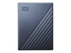 WD My Passport Ultra WDBC3C0020BBL Harddisk - kryptert - 2 TB - ekstern (b&#230;rbar) - USB 3.0 (USB-C kontakt) - 256-bit AES - bl&#229;