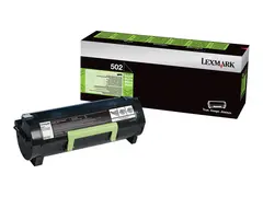 Lexmark 502 - Svart - original tonerpatron LCCP, LRP - for Lexmark MS310, MS410, MS510, MS610