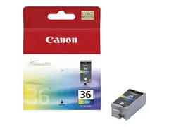 Canon CLI-36 Color - 12 ml - farge (cyan, magenta, gul, svart) original - blekkpatron - for PIXMA iP100, iP100wb, iP110, mini260, mini320, TR150