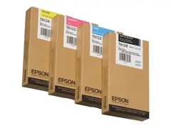 Epson T6124 - 220 ml - gul - original blekkpatron - for Stylus Pro 7400, Pro 7450, Pro 9400, Pro 9450