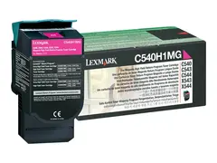 Lexmark - H&#248;y ytelse - magenta original - tonerpatron LCCP, LRP - for Lexmark C540, C543, C544, C546, X543, X544, X546, X548