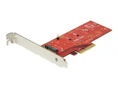 StarTech.com M2 PCIe SSD Adapter x4 PCIe 3.0 NVMe / AHCI / NGFF / M-Key - Low Profile and Full Profile - SSD PCIe M.2 Adapter (PEX4M2E1) - Grensesnittsadapter - M.2 - Expansion Slot to M.2 - M.2 Card - PCIe x4 - r&#248;d - for P/N: BNDTB10GI, BNDTB210GSFP, BNDTB310GNDP, BNDTB410GSFP, BNDTB4M2E1, BNDTBUSB3142