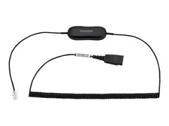 Jabra GN1218 AC Attenuation - Hodetelefonkabel Quick Disconnect plugg - 2 m - for Cisco IP Phone 78XX, 88XX; BIZ 1500, 2300, 2400