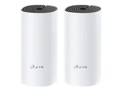 TP-Link DECO M4 - Wi-Fi-system - (2 rutere) inntil 2800 kvadratfot - maske 1GbE - Wi-Fi 5 - Dobbeltb&#229;nd