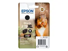 Epson 378XL - 11.2 ml - XL - svart - original bl&#230;re med RF/lyd-alarm - blekkpatron - for Expression Home XP-8605, 8606; Expression Home HD XP-15000; Expression Photo XP-8500, 8700