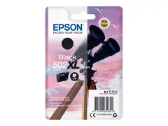 Epson 502XL - 9.2 ml - h&#248;ykapasitets svart - original - blister - blekkpatron - for Expression Home XP-5100, 5105, 5150, 5155; WorkForce WF-2860, 2865, 2880, 2885