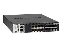 NETGEAR M4300-8X8F - Switch - L3 - Styrt 8 x 10/100/1000/10000 + 8 x 10 Gigabit SFP+ - front til bakside-luftflyt - rackmonterbar