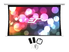 Elite Screens Saker Tab-Tension Series SKT135NXW-E4 Projeksjonsskjerm - takmonterbar, veggmonterbar - motorisert - 135&quot; (343 cm) - 16:10 - MaxWhite FG - hvit