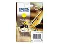 Epson 16XL - 6.5 ml - XL - gul original - blister - blekkpatron - for WorkForce WF-2010, 2510, 2520, 2530, 2540, 2630, 2650, 2660, 2750, 2760