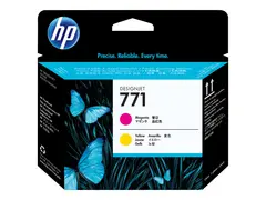 HP 771 - Gul, magenta - skriverhode for DesignJet Z6200, Z6600, Z6610, Z6800, Z6810