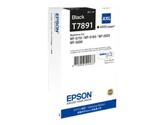 Epson T7891 - 65.1 ml - XXL-st&#248;rrelse svart - original - skriverpatron - for WorkForce Pro WF-5110DW, WF-5190DW, WF-5190DW BAM, WF-5620DWF, WF-5690DWF, WF-5690DWF BAM