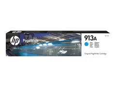 HP 913A - Cyan - original - PageWide - blekkpatron for PageWide 352, 377, MFP 377; PageWide Pro 452, 477, 552, 577, MFP 477