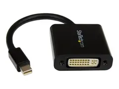 StarTech.com Mini DisplayPort to DVI Adapter 1920x1200 - 1080p - Dongle - Monitor Adapter - Mini DisplayPort Adapter - Mini DP to DVI (MDP2DVI3) - DVI-adapter - Mini DisplayPort (hann) til DVI-I (hunn) - 17 cm - svart