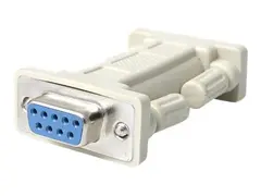 StarTech.com DB9 RS232 Serial Null Modem Adapter F/F - Null modem adapter - DB-9 (F) to DB-9 (F) - NM9FF - Null modem-adapter - DB-9 (hunn) til DB-9 (hunn) - for P/N: EC1S952, EC2S952, PCI2S232485I