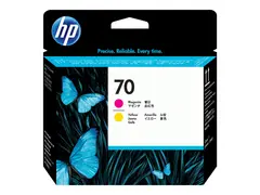 HP 70 - Gul, magenta - skriverhode - for DesignJet HD Pro MFP, T120, Z2100, Z3100, Z3100ps, Z3200, Z3200ps, Z5200, Z5400