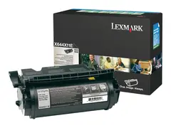 Lexmark - Ekstra h&#248;y ytelse - svart original - tonerpatron LRP - for Lexmark X644dte, X644e, X646dte, X646dtem, X646dtes, X646e, X646ef, X646em, X646es