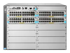 HPE Aruba 5412R 92GT PoE+ / 4SFP+ (No PSU) v3 zl2 Switch - Styrt - 92 x 10/100/1000 (PoE+) + 4 x Gigabit SFP / 10 Gigabit SFP+ - rackmonterbar - PoE+