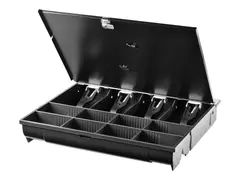 HP Standard Duty Till with Lockable Lid - Elektronisk kontantskuff for ElitePOS G1 Retail System; Engage Flex Mini Retail System; Engage One; RP3 Retail System