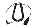 Jabra PC CORD - Hodetelefonkabel minijakk hann til Quick Disconnect - for BIZ 1500, 2300, 2400